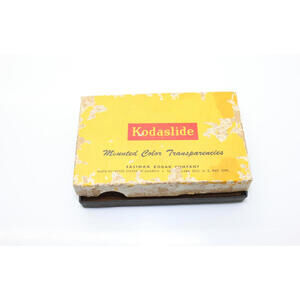 Lot of 12 1951 Red Border Kodachrome 35mm Slides People Water Boat Missiles